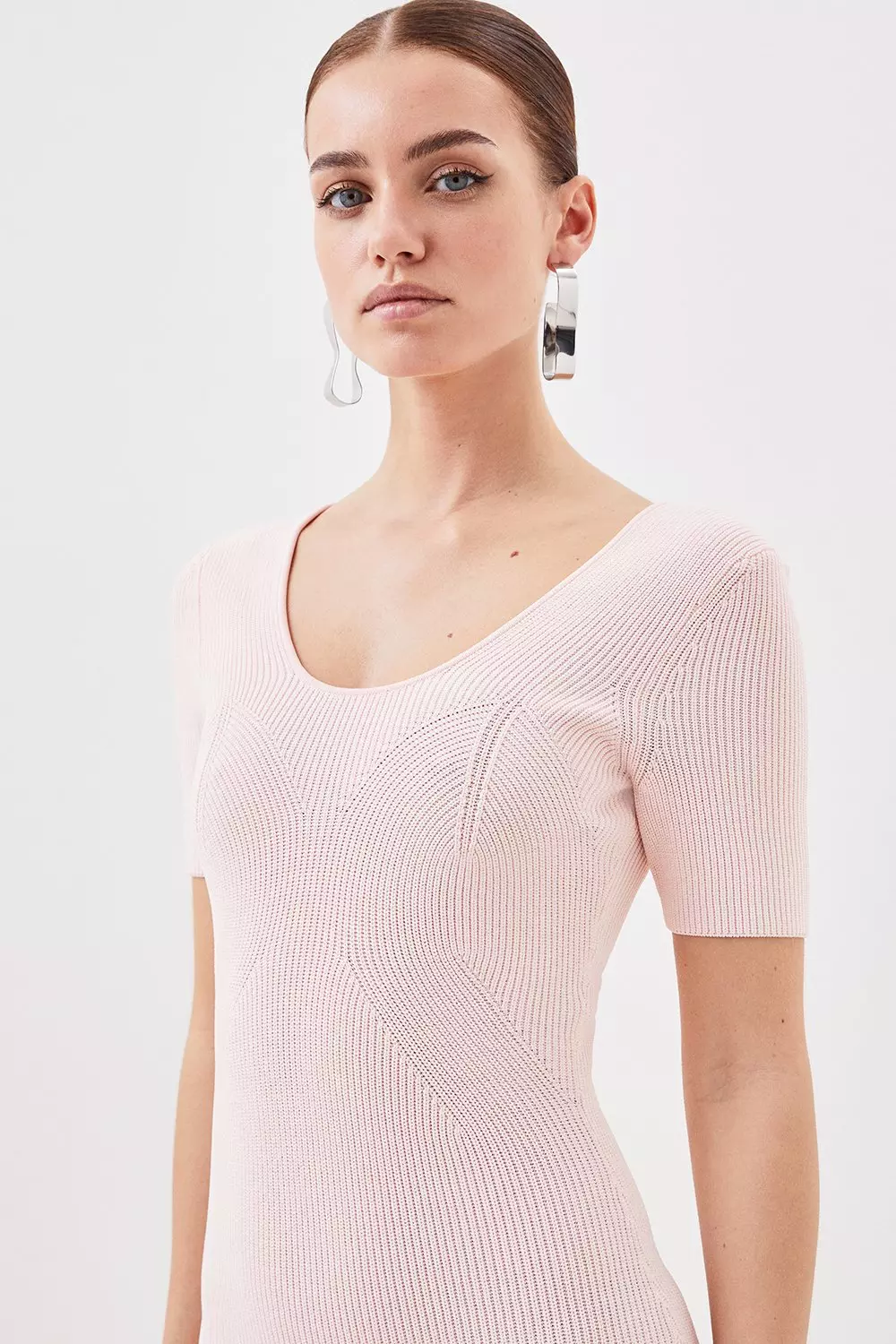 希少極美品✨ 23AW SILKY WOOL COMPACT RIB DRESS bkk14801_soft pink_xl?$